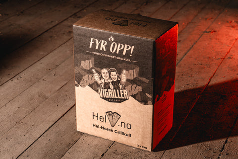 FYR OPP!  - Porsjon Pakket Grillkull (3 Pakk)
